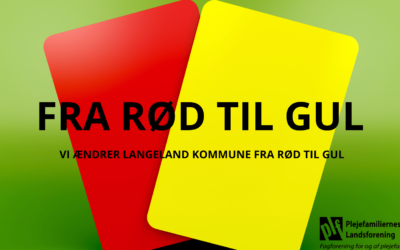 Vi ændrer Langeland kommune fra rød til gul