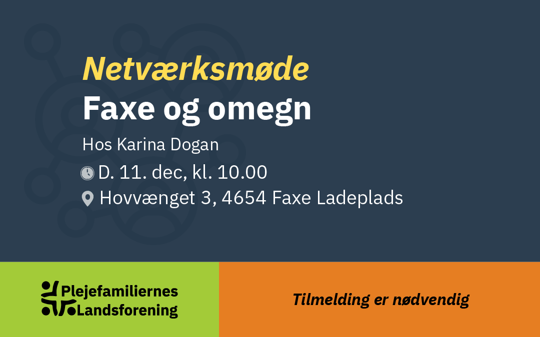Netværksmøde – Faxe og omegn