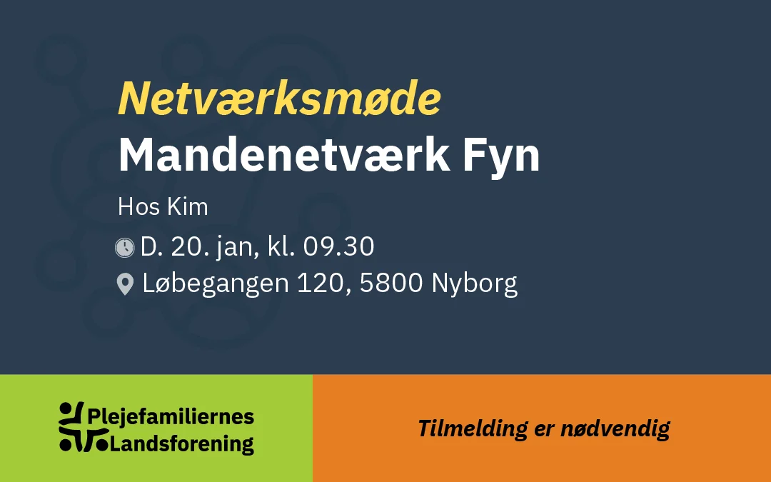 Netværksmøde – Mandenetværk Fyn