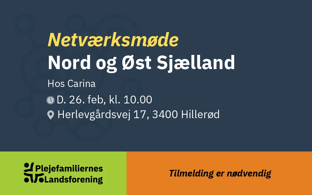 Netværksmøde – Nord og Øst Sjælland