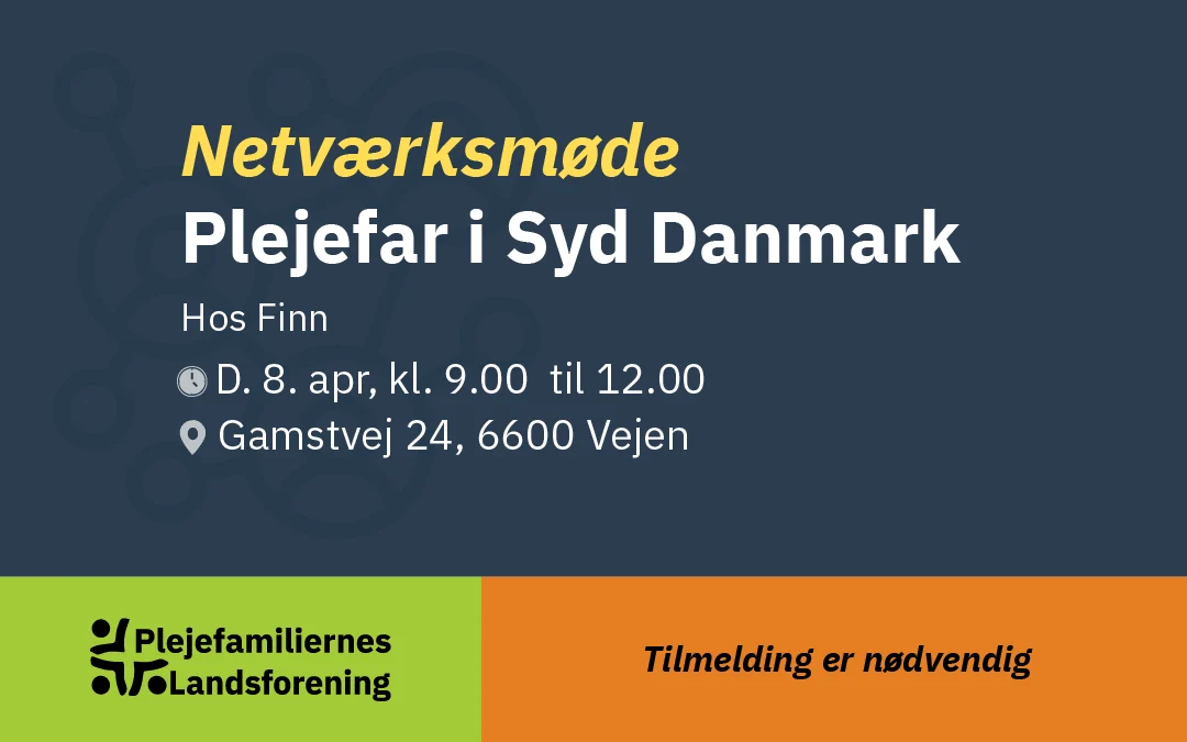 Netværksmøde – Plejefar i Syd Danmark