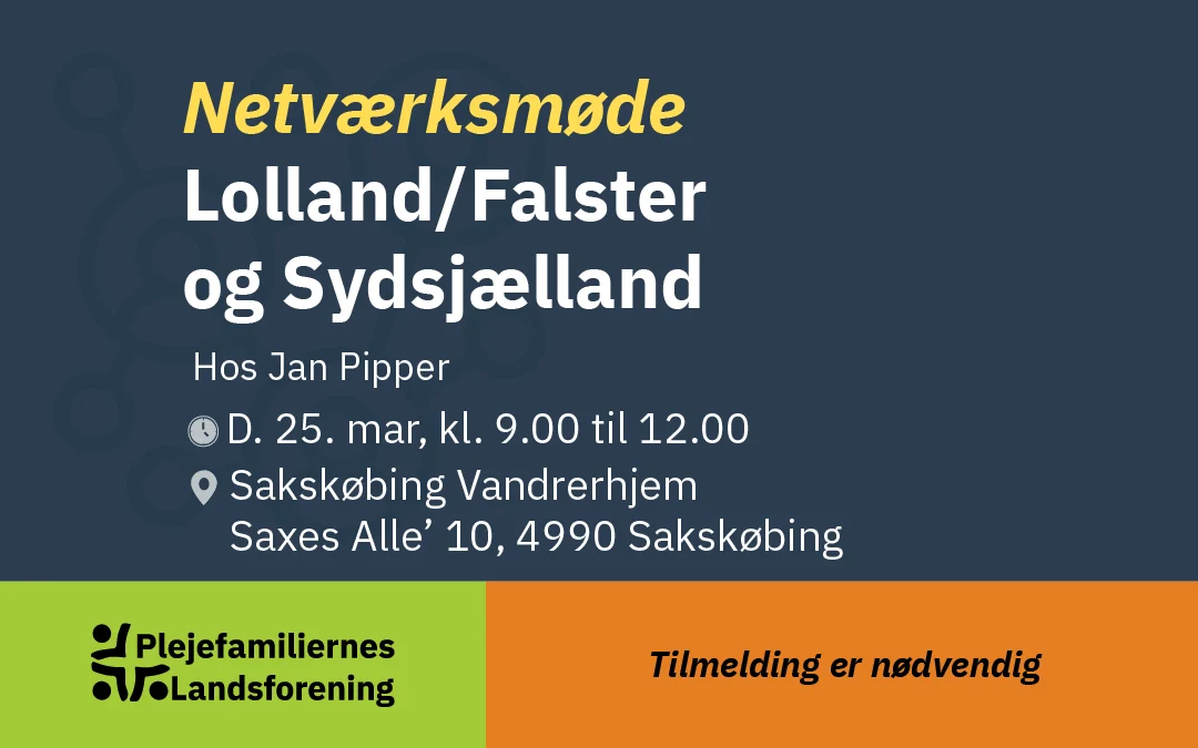 Netværksmøde – Lolland/Falster og Sydsjælland