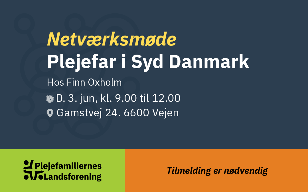 Netværksmøde – Plejefar i Syd Danmark